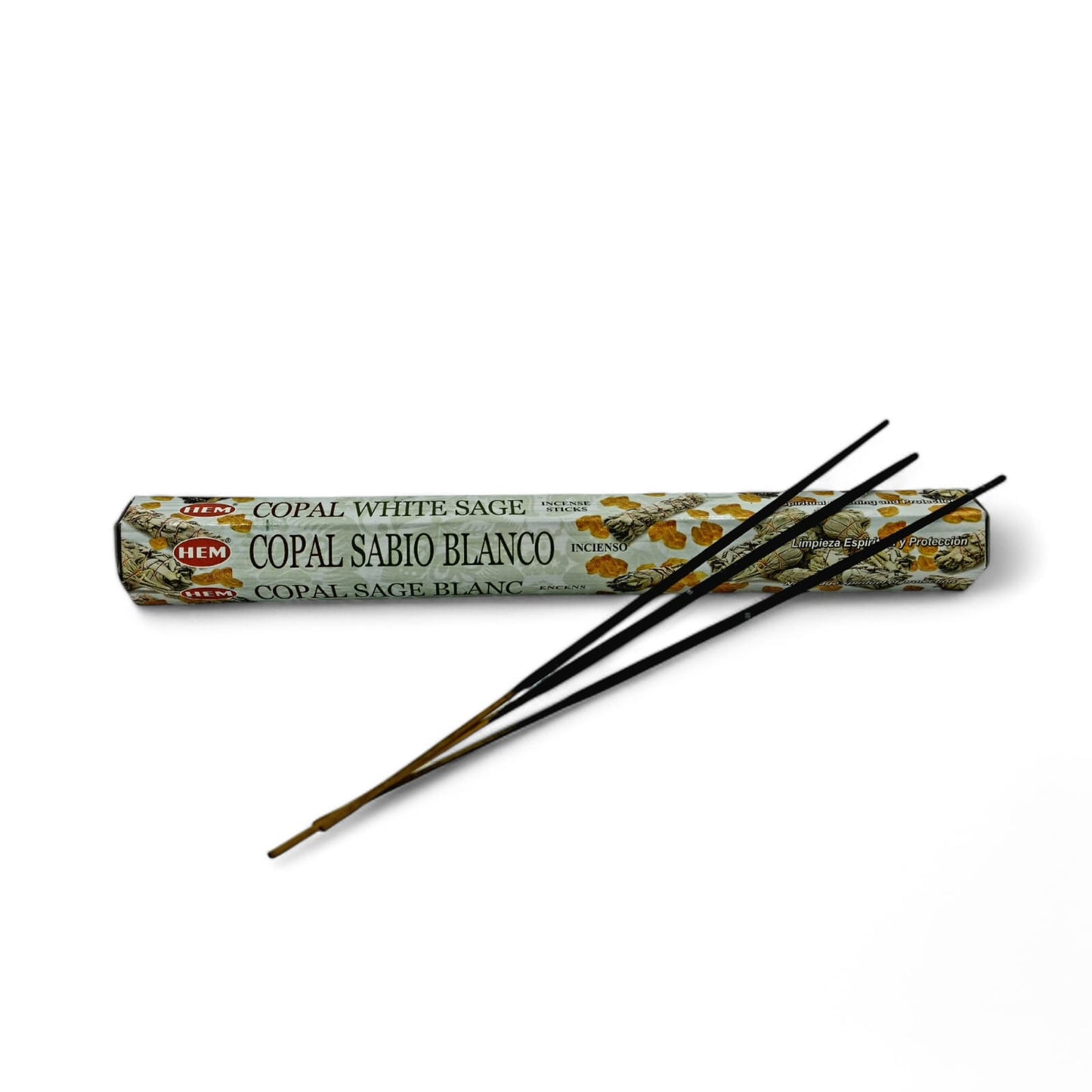 HEM - Incienso Hexagonal - Copal Salvia Blanca