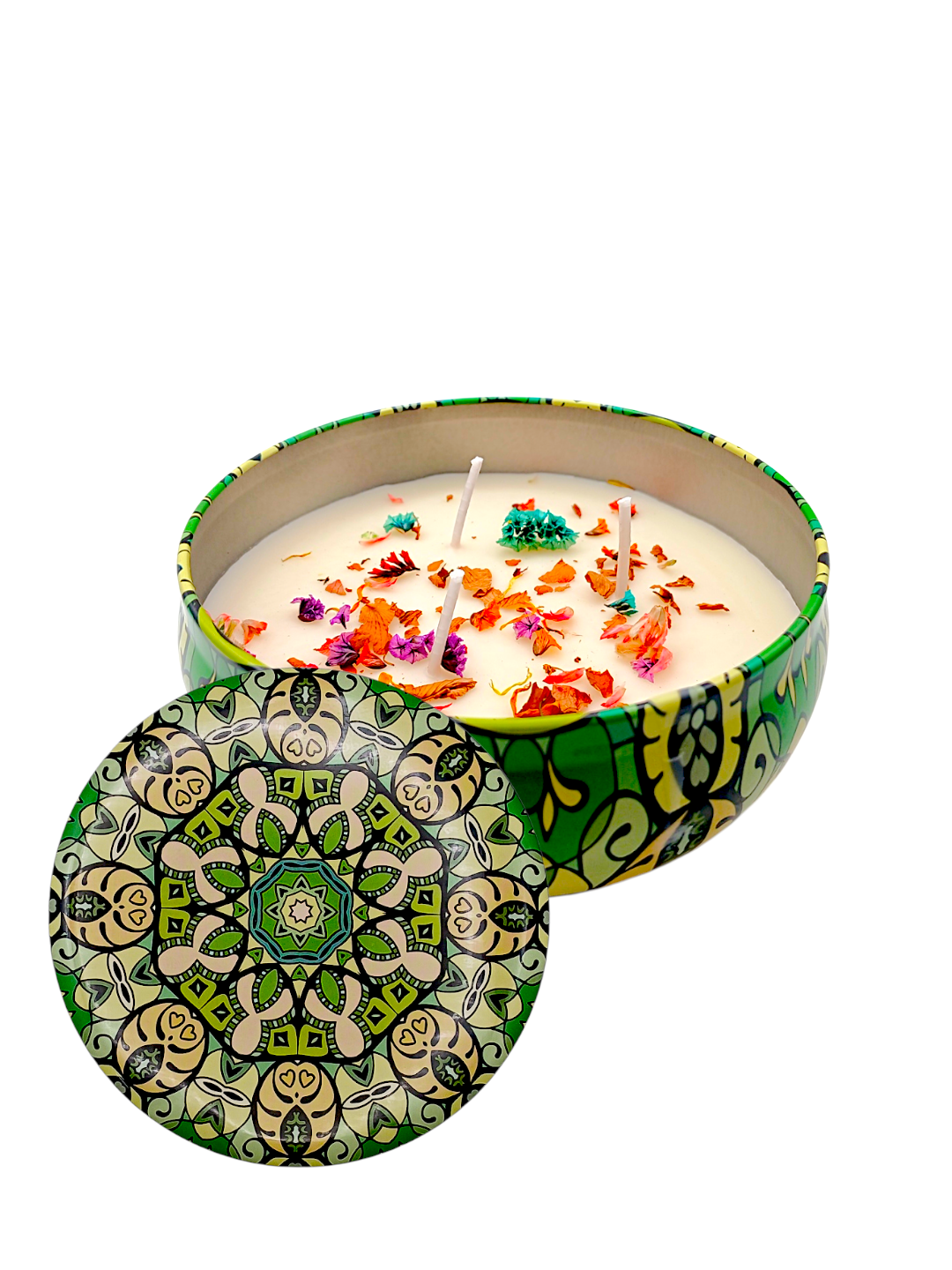 Vela Aromática en Lata Mandálica