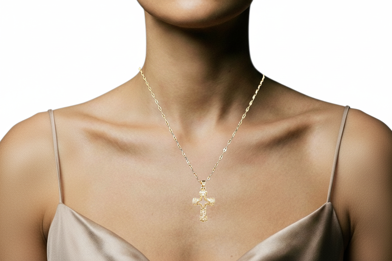 Collar Cruz con Estrella