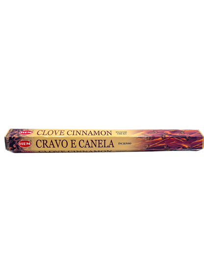 HEM - Incienso Hexagonal - Clavo Canela