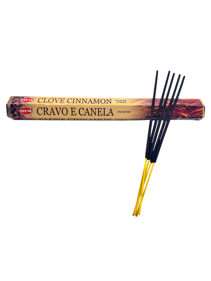 HEM - Incienso Hexagonal - Clavo Canela