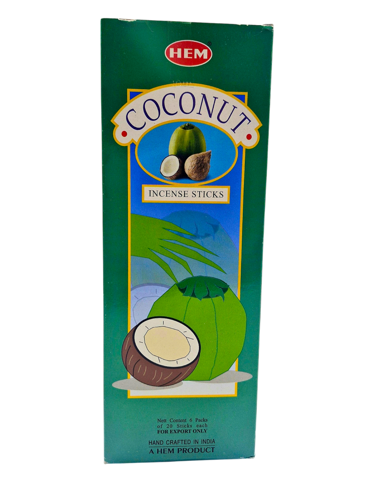 HEM - Incienso Hexagonal - Coco