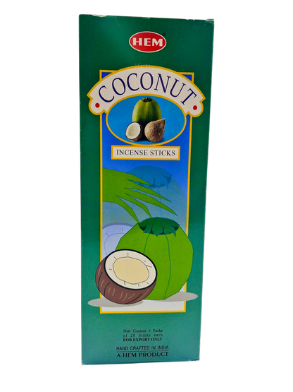 HEM - Incienso Hexagonal - Coco