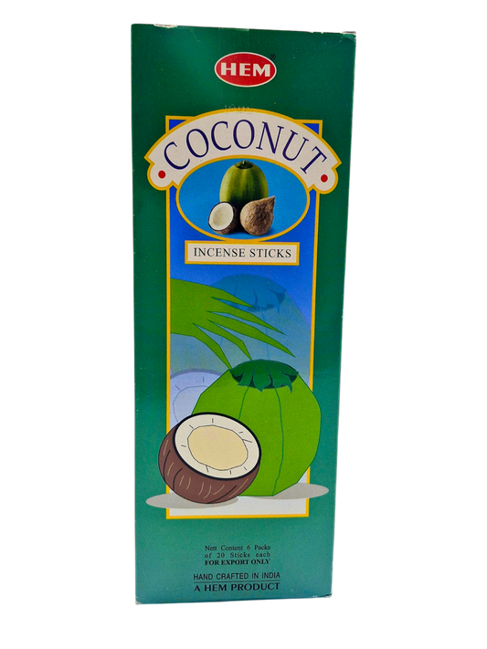 HEM - Incienso Hexagonal - Coco