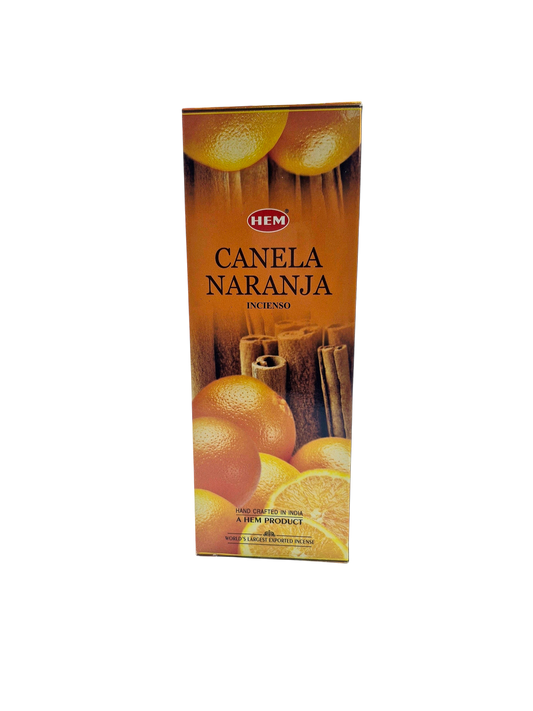 HEM - Incienso Hexagonal - Canela Naranja