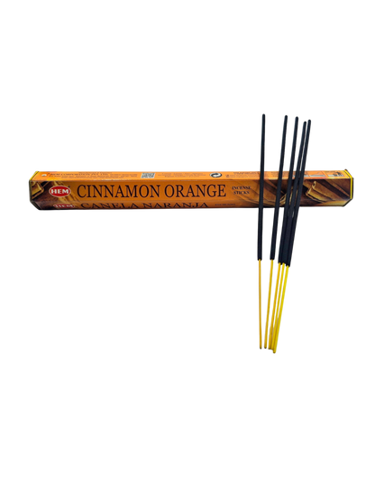 HEM - Incienso Hexagonal - Canela Naranja