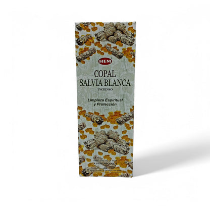 HEM - Incienso Hexagonal - Copal Salvia Blanca
