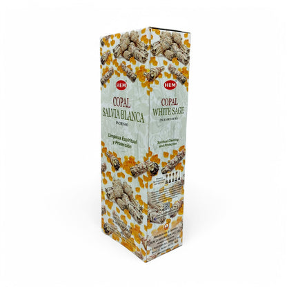 HEM - Incienso Hexagonal - Copal Salvia Blanca