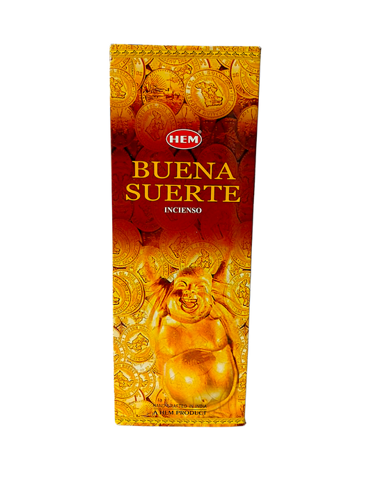 HEM - Incienso Hexagonal - Buena Suerte