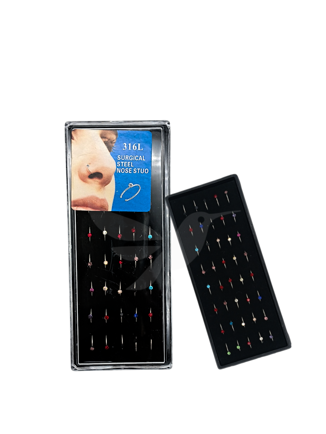 Argollas con Cristal Multicolor