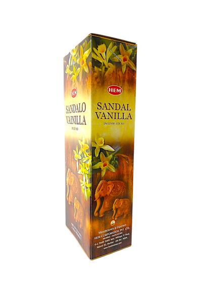 HEM - Incienso Hexagonal - Sándalo Vainilla
