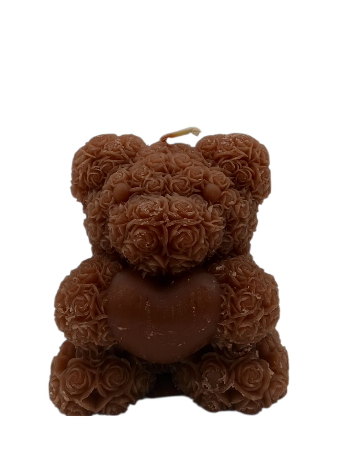 Vela Osito de Rosas con Corazón