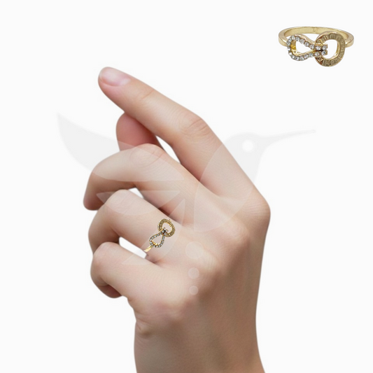Anillo Infinito Dorado