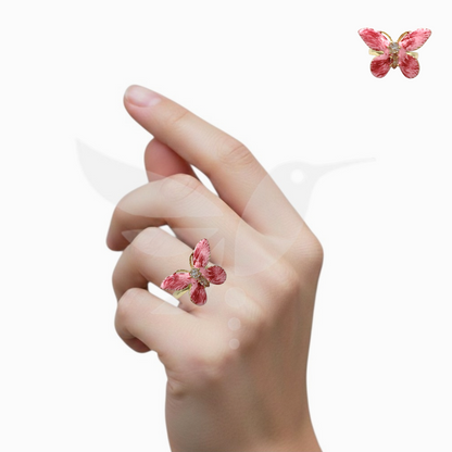 Anillo Vuelo Mariposa