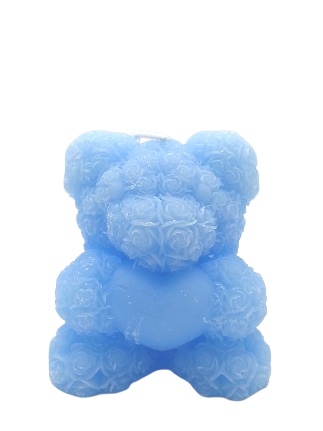 Vela Osito de Rosas con Corazón