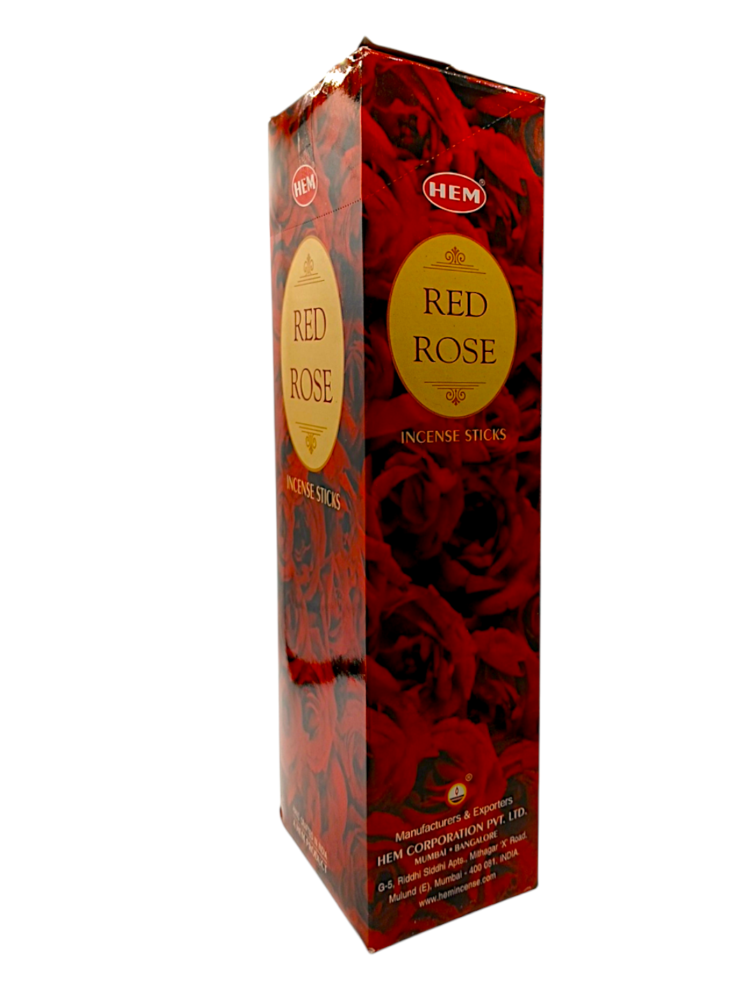 HEM - Incienso Hexagonal - Rosa Roja