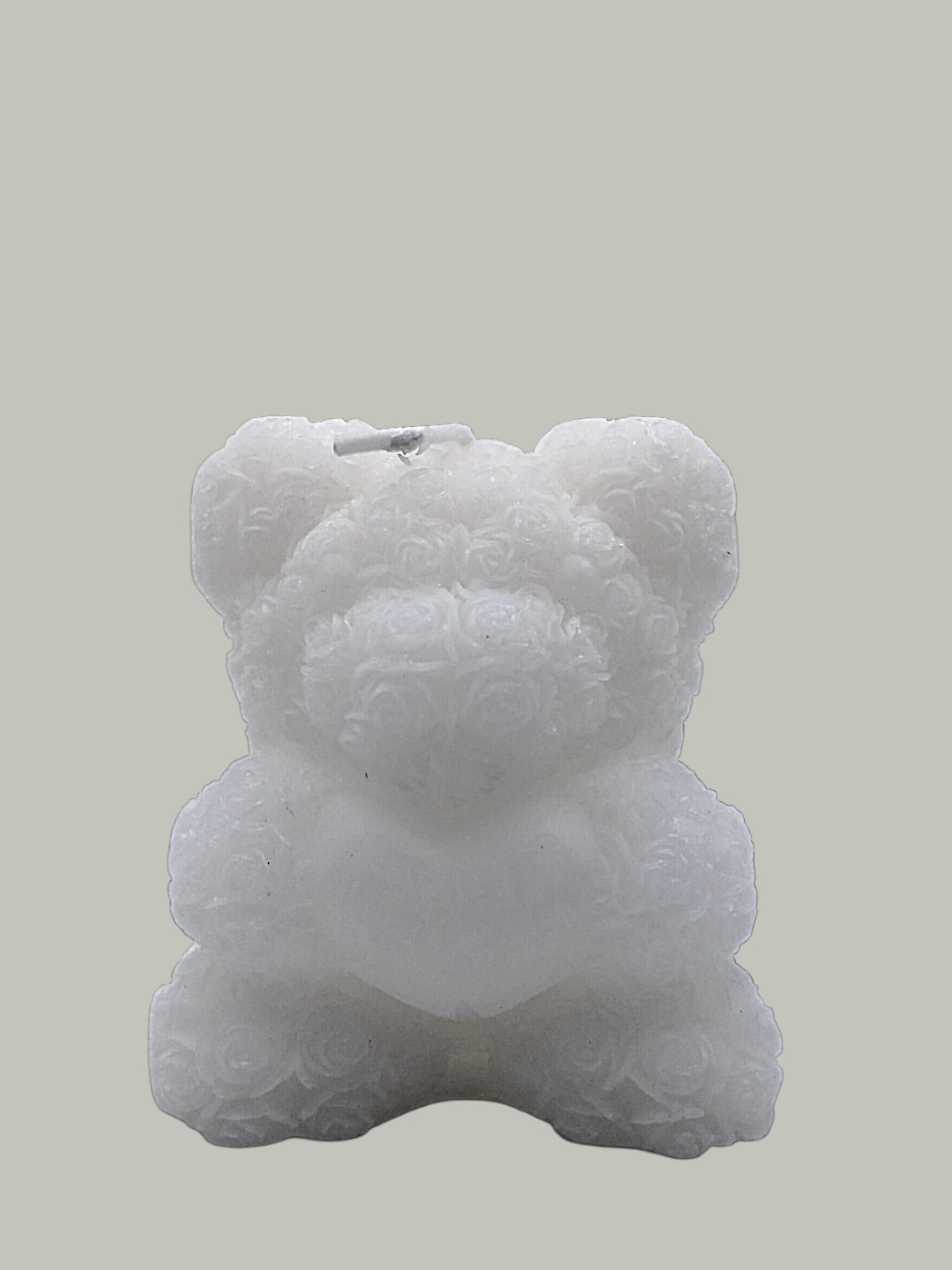 Vela Osito de Rosas con Corazón