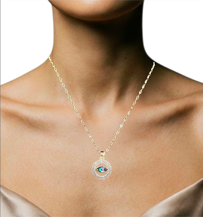 Collar de OjoTurco en Abalón
