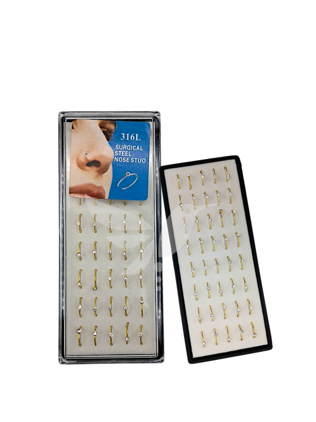 Argollas de Nariz con Brillo